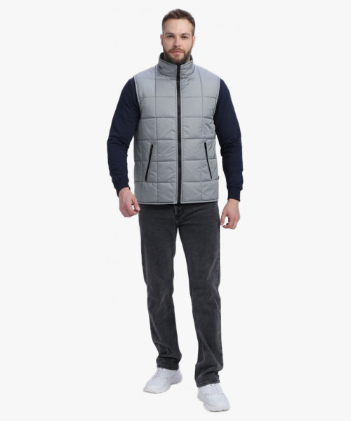 Жилет утепленный Офис (тк.Дюспо), серый