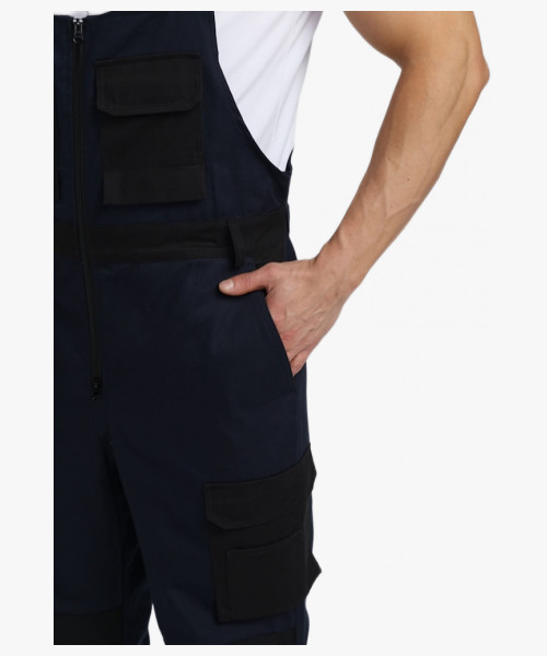 Полукомбинезон Милан CH (тк.Смесовая,260), т.синий/черный