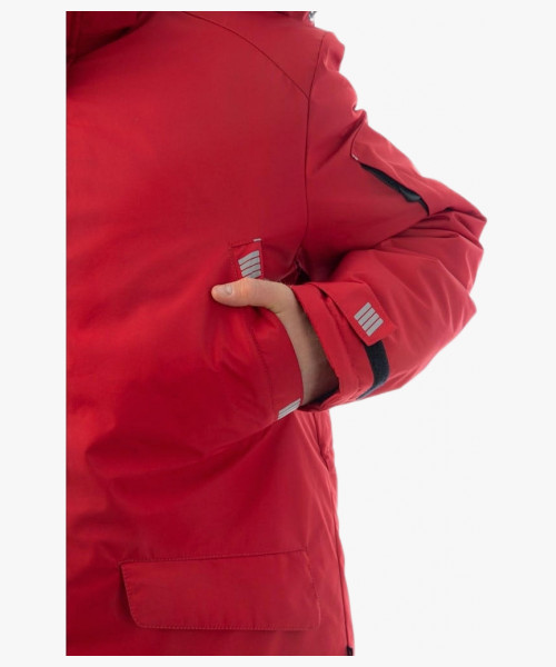 Куртка-парка зимняя мужская Brodeks KW204, цвет красный