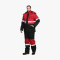 Костюм зимний Нордхард-2 СОП (тк.Смесовая,250) п/к, черный/красный