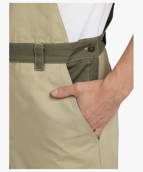 Полукомбинезон Челси CH (тк.Канвас,270), хаки/бежевый