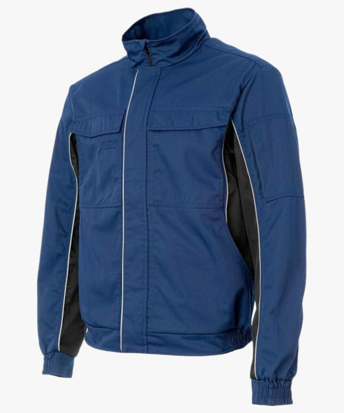 Куртка летняя мужская Brodeks KS201, цвет синий, чёрный