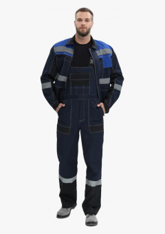 Костюм Виватный-2 IMP (тк.Смесовая,220) п/к, т.синий/черный/васильковый