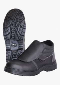 Ботинки сварщика СИРИУС-ТИТАН, кожа, ПКП, Нитрил