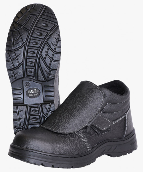 Ботинки сварщика СИРИУС-ТИТАН, кожа, ПКП, Нитрил