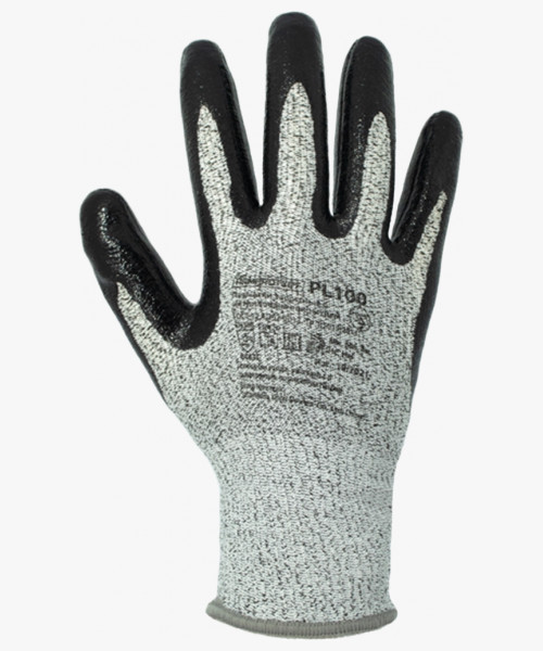 Перчатки ArmProtect противопорезные (НРРЕ+нитрил), PL100