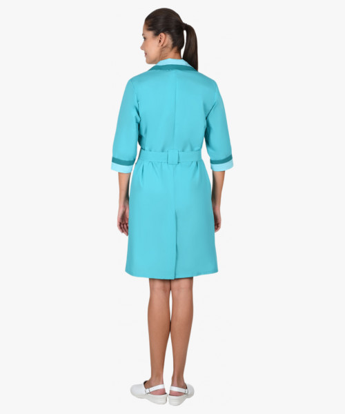 Халат СИРИУС-ФЛОРА женский светло-бирюзовый (СТ)