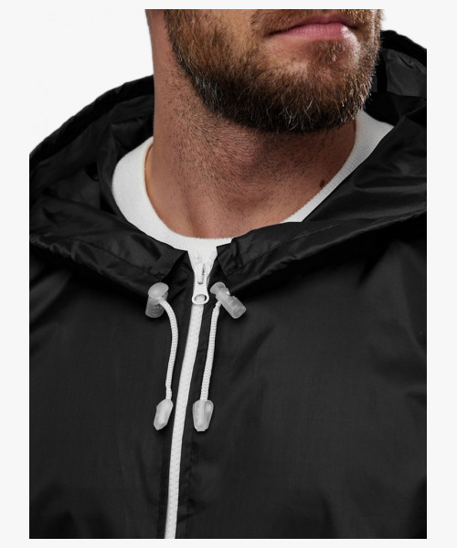 Куртка-дождевик Лидер (Таффета/Оксфорд, 240), черный