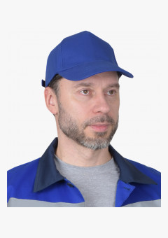 Кепка-бейсболка василёк (пакет по 50 шт.,в упаковке 200 шт.)