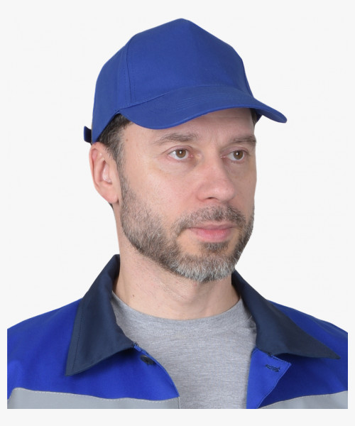 Кепка-бейсболка василёк (пакет по 50 шт.,в упаковке 200 шт.)