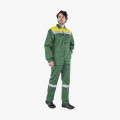 Костюм Стандарт СОП усиленный (тк.Смесовая,210) брюки, зеленый/желтый