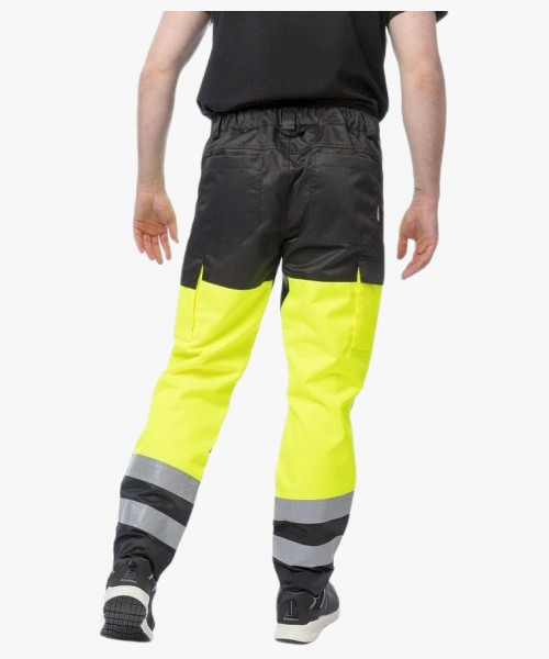 Брюки сигнальные Brodeks KS313, цвет жёлтый, чёрный