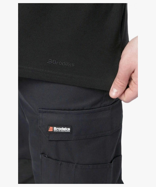 Рубашка-поло Brodeks KS721, цвет чёрный