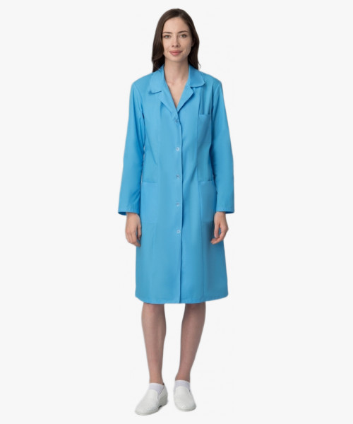 Халат женский Стандарт NEW (тк.ТиСи), голубой