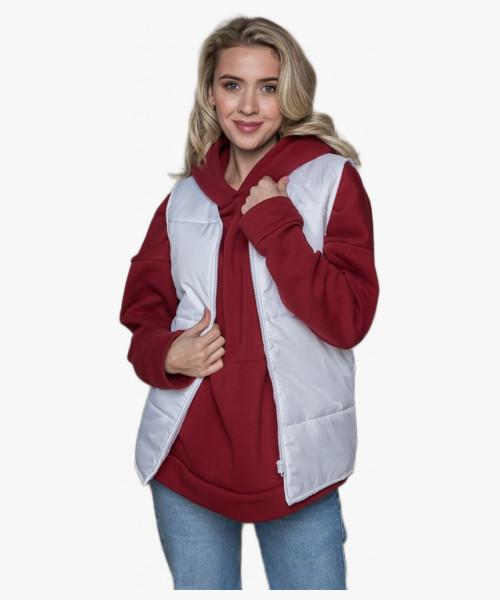 Жилет утепленный Комфорт (Дюспо), белый