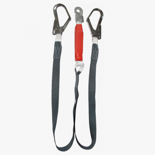 Строп аАд К50+К20 NL (лента) двойной с амортизатором 2 бол.+1 соед. кар.