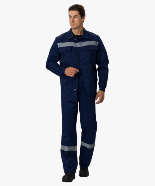Костюм Экспертный-Люкс СОП (тк.Смесовая,210) п/к, т.синий