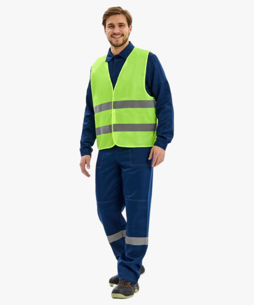 Жилет сигнальный ProfLineBase (тк.Полиэфир,60), желтый