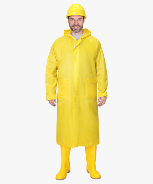 Плащ влагозащитный SIRIUS Стандарт (210 гр/м2) желтый (ЧЗ)