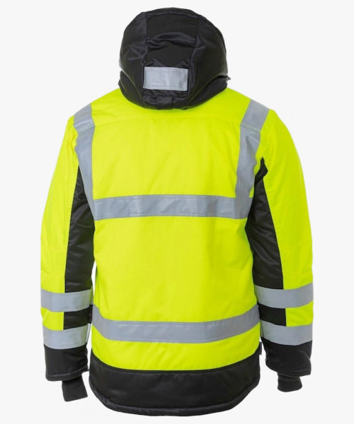 Куртка сигнальная зимняя Brodeks KW216, цвет жёлтый, чёрный