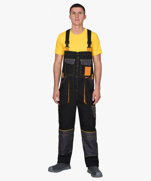 Полукомбинезон СИРИУС-АГАТ черный с темно-серым