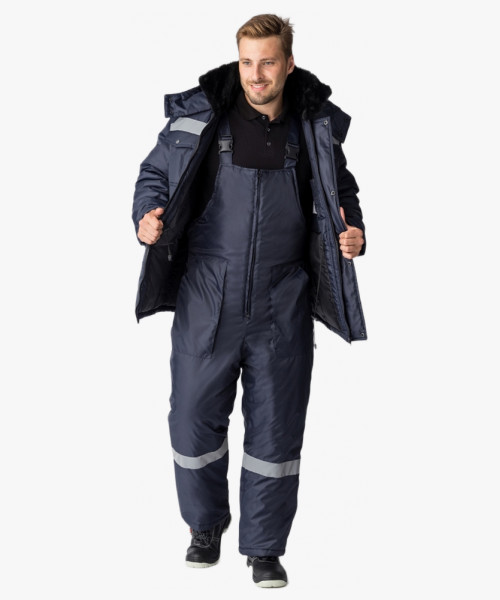 Костюм зимний Мастер (Оксфорд) п/к, темно-синий