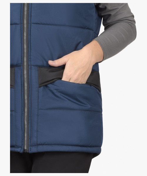 Жилет СИРИУС-ЕВРОНИКА утеплённый синий с чёрным