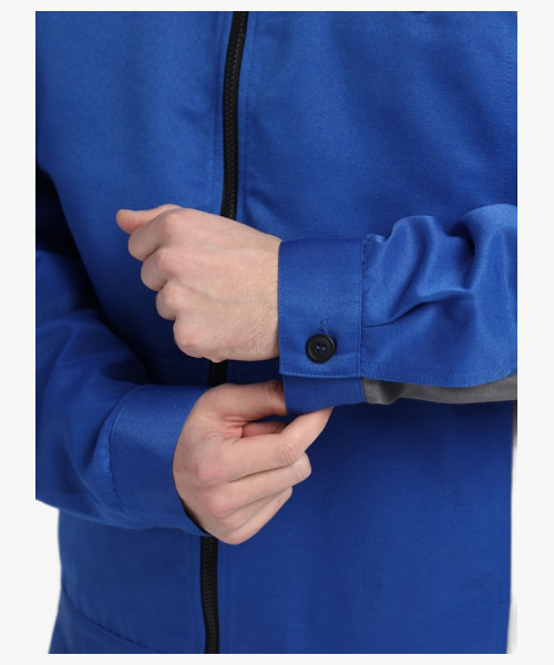 Костюм Практичный-2 СОП CH (тк.Смесовая,210) п/к, васильковый/серый