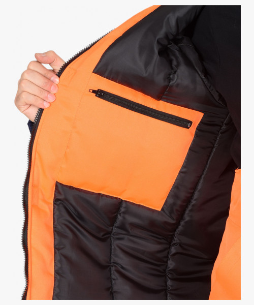 Костюм СИРИУС-МАГИСТРАЛЬ-3-РОСС куртка, п/к, синий с оранжевым и СОП