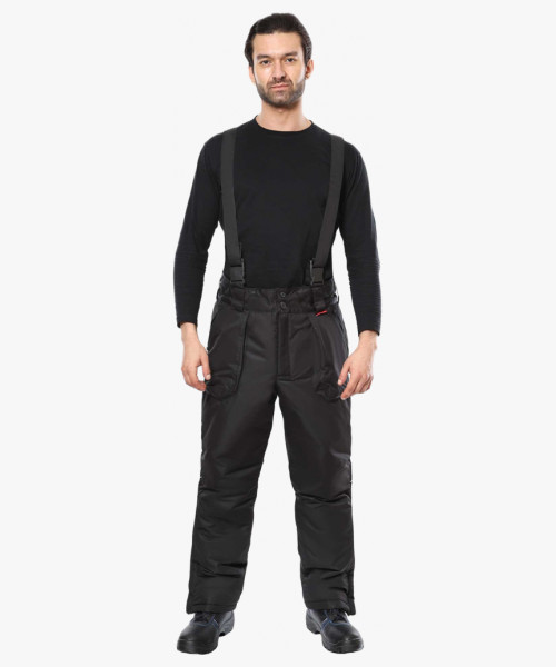 Брюки СИРИУС-АЛЕКС зимние, чёрные