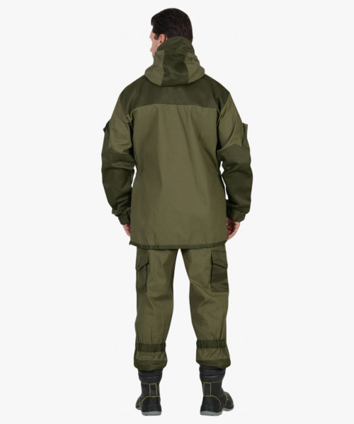 Костюм СИРИУС-ГОРКА куртка, брюки, помочи (полотно палаточное) олива