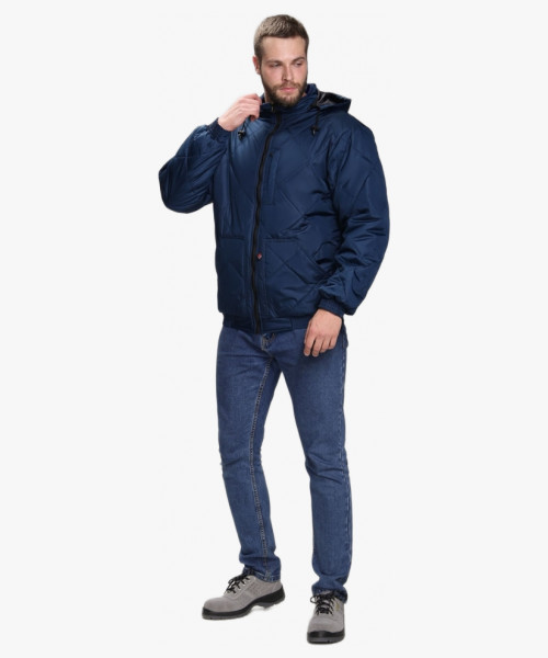 Куртка демисезонная Бомбер-Люкс (тк.Дюспо), синий