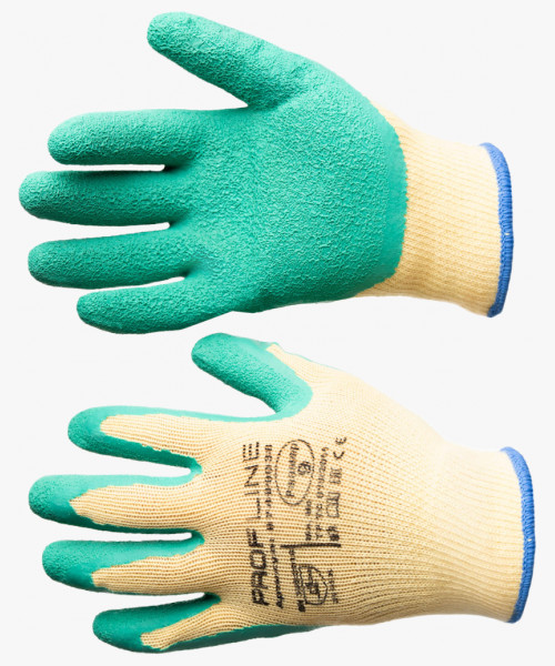 Перчатки ProfLineSpecialist полиэфирные с РЛ-покрытием, желтый