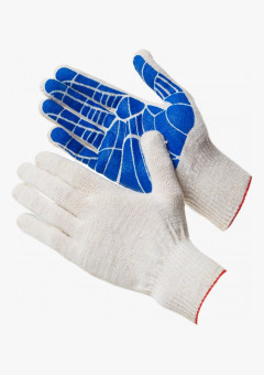 Перчатки ХБ с ПВХ 10/6 Вулкан