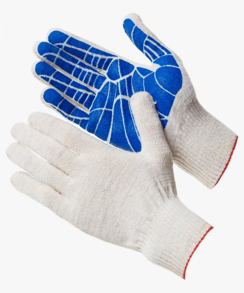 Перчатки ХБ с ПВХ 10/6 Вулкан