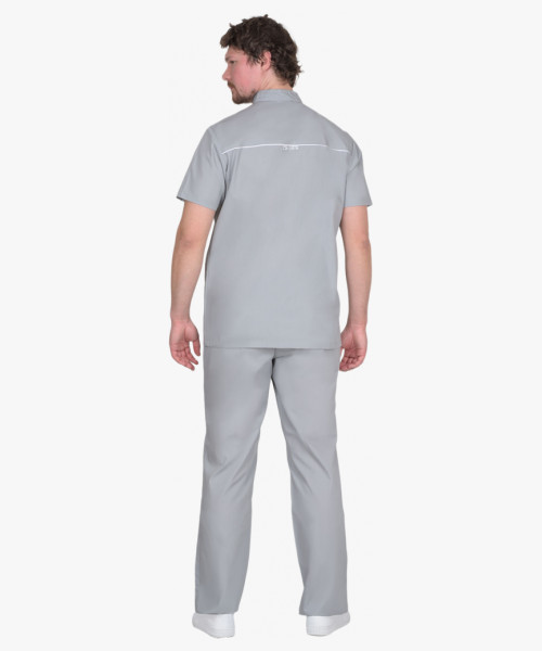 Костюм СИРИУС-МЕДИК мужской светло-серый