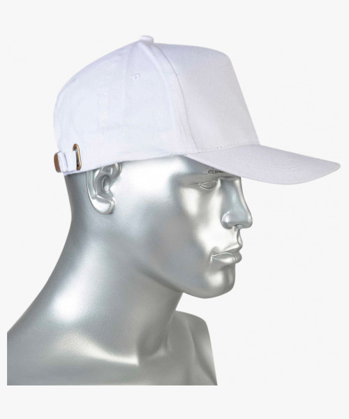 Кепка-бейсболка белая (пакет по 50 шт.,в упаковке 200 шт.)