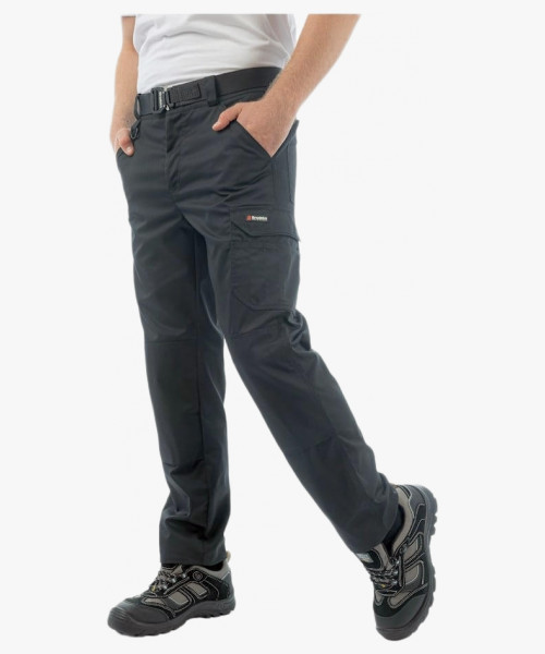 Брюки летние мужские Brodeks KS301, цвет чёрный