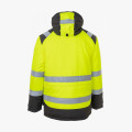 Куртка-парка сигнальная зимняя Brodeks KW217, цвет жёлтый, чёрный