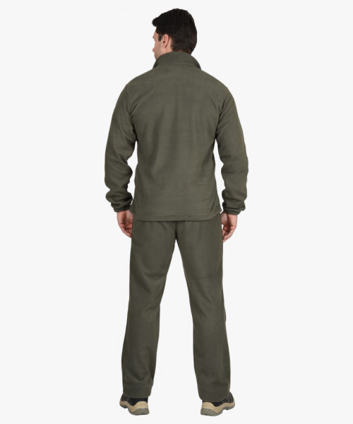 Костюм флисовый куртка, брюки оливковый