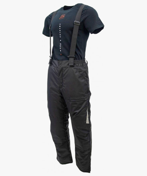 Костюм рабочий зимний Brodeks KW603, куртка, брюки, цвет синий, чёрный