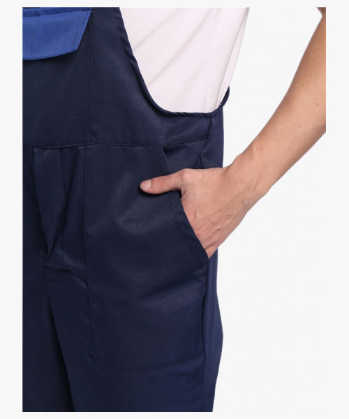 Полукомбинезон для ИТР (тк.Смесовая,210), т.синий/васильковый