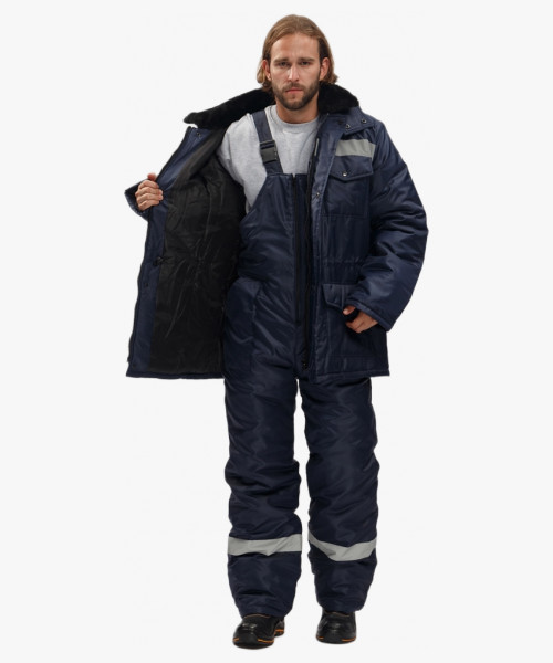 Костюм зимний Мастер NEW (тк.Оксфорд) п/к, т.синий КОС 912