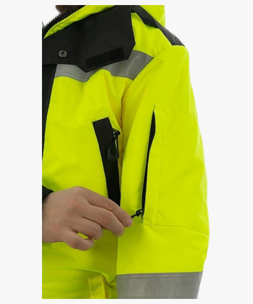 Комбинезон зимний мужской Brodeks KW505, цвет жёлтый, чёрный