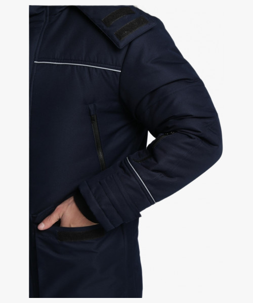 Куртка зимняя Аляска-Люкс (тк.Cat’s eye), т.синий