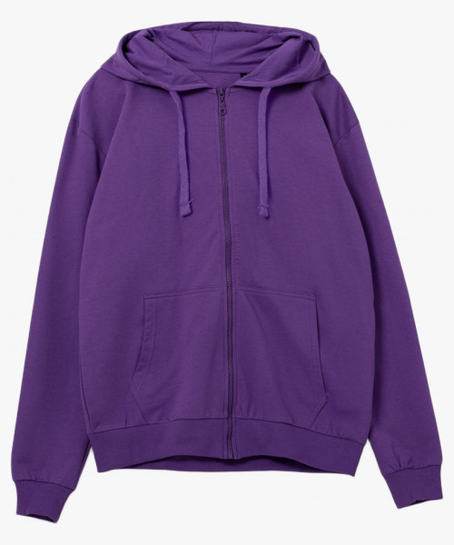 Толстовка на молнии с капюшоном Siverga 2.0, фиолетовый