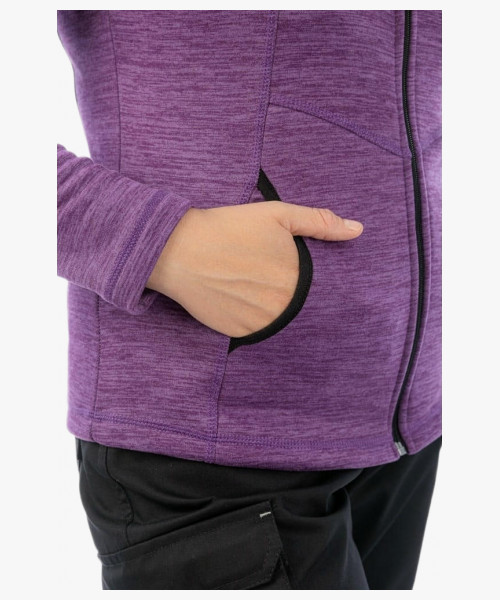 Толстовка флисовая женская Brodeks KS244 cation, цвет фиолетовый