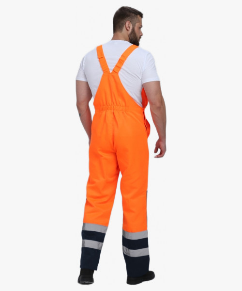 Костюм сигнальный Ярксион-2 СОП К. (тк.Смесовая,210) п/к, оранжевый/т.синий