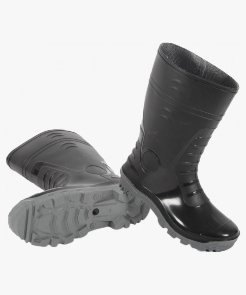 Сапоги мужские ПВХ двухкомпонентные, черный (арт. м.135)