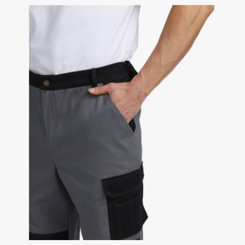 Брюки Милан CH (тк.Смесовая,260), т.серый/черный